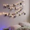 17Ft 50 LED Fairy String Lights with Clear Clips - Perfect for Dorm, Bedroom, Wedding Decor& Organizer Storage Tote Bag